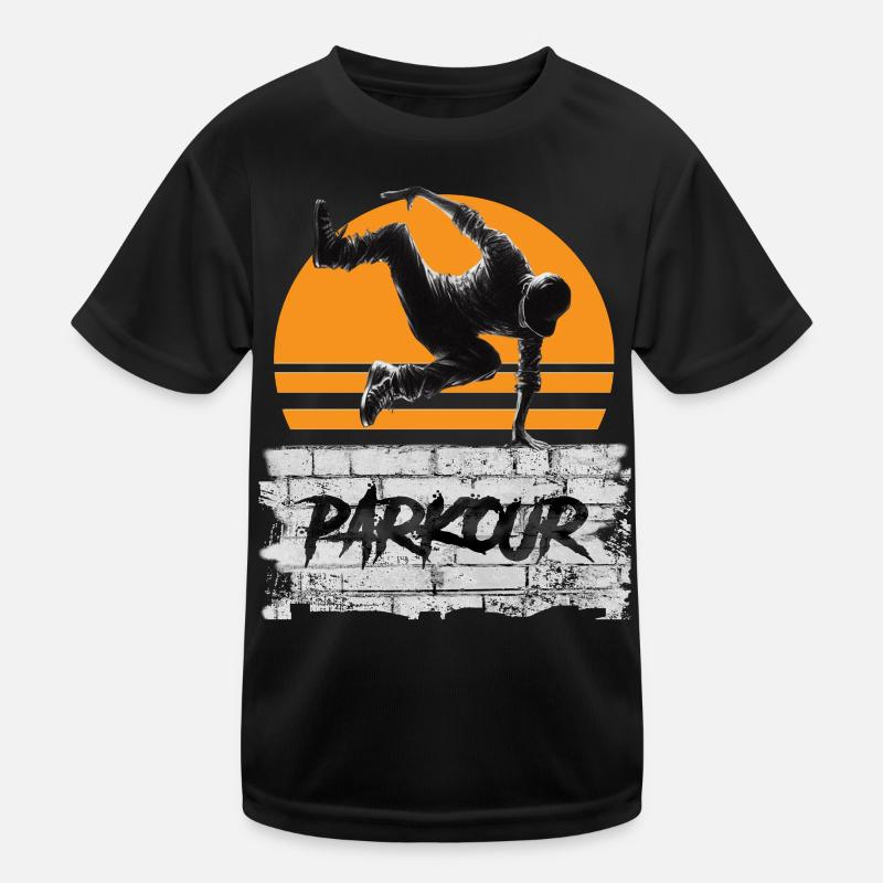 parkour Kids Functional T-Shirt