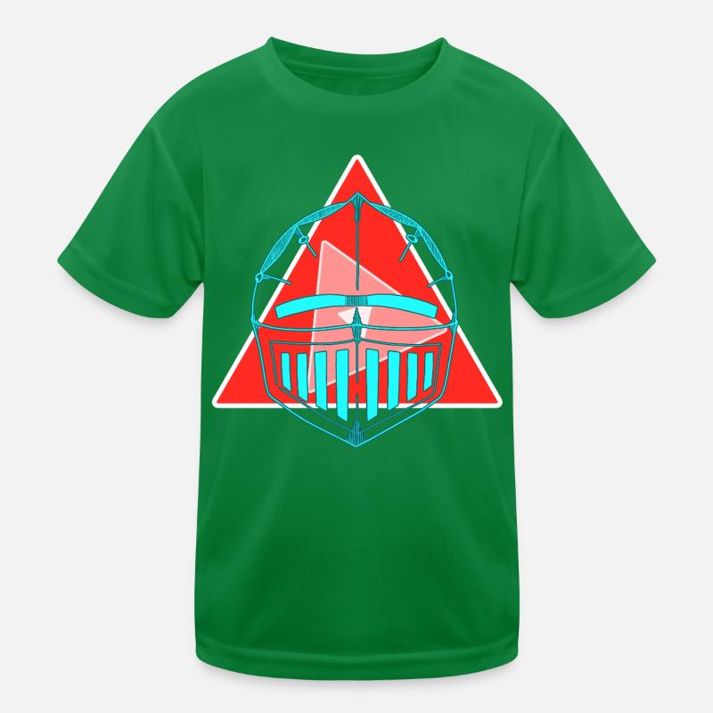 Neon-Helm Kinder Funktions-T-Shirt