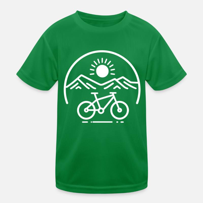 Logo vélo Mountain Panorama T-shirt sport Enfant