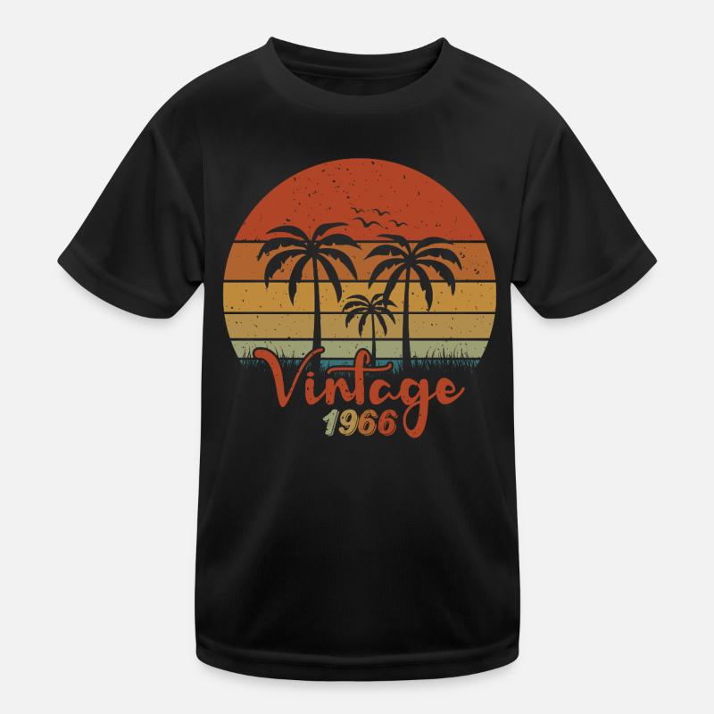 1966 Année de naissance T-shirt sport Enfant