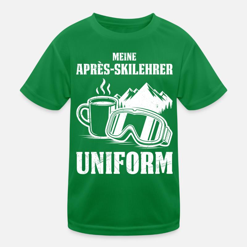 Skier MON UNIFORME D’INSTRUCTEUR APRÈS SKI DRÔLE T-shirt sport Enfant