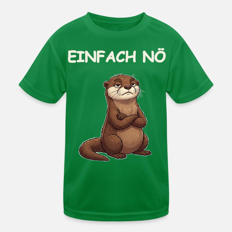Lustiger Spruch Otter Kinder Funktions-T-Shirt