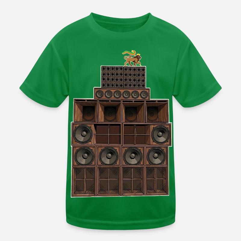 Reggae sound system Kids Functional T-Shirt