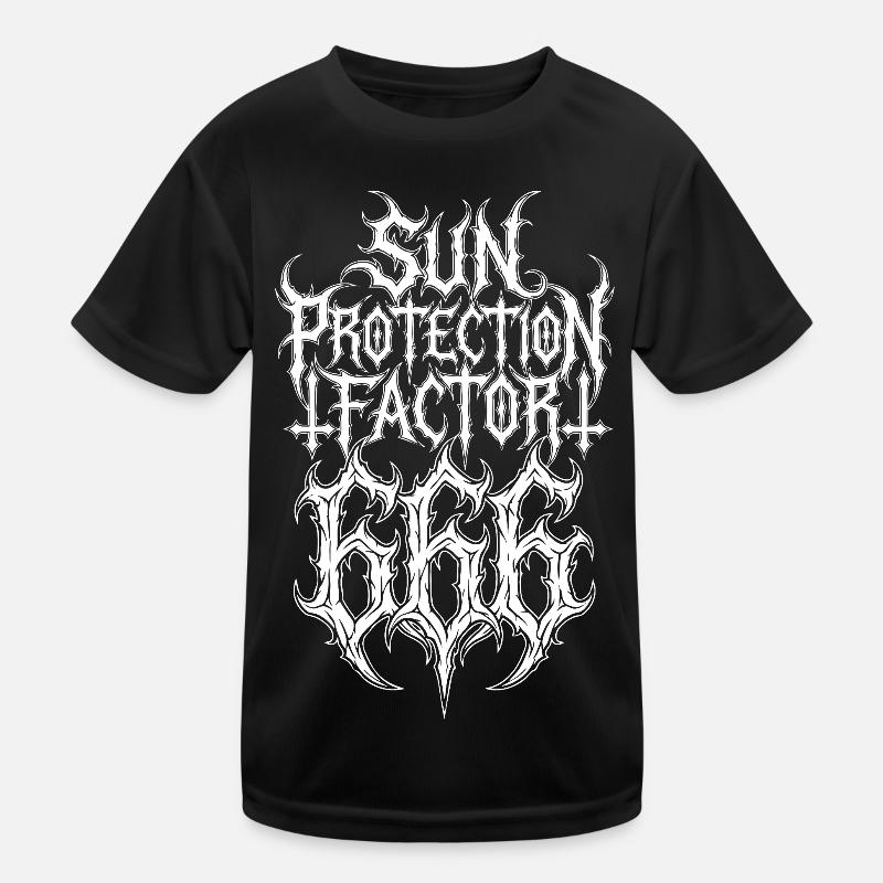 Sun Protection Factor 666 Kinder Funktions-T-Shirt