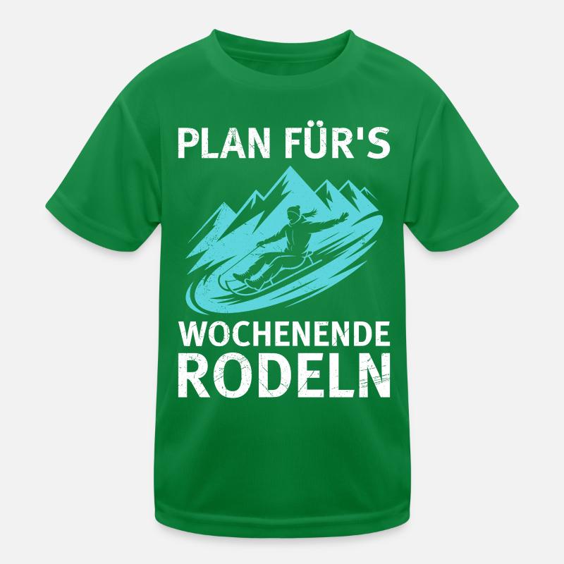 PLANIFIEZ LE WEEK-END DE LA LUGE T-shirt sport Enfant