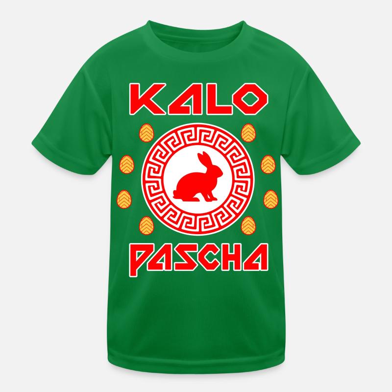 Kalo Pascha grec Grèce de Pâques T-shirt sport Enfant