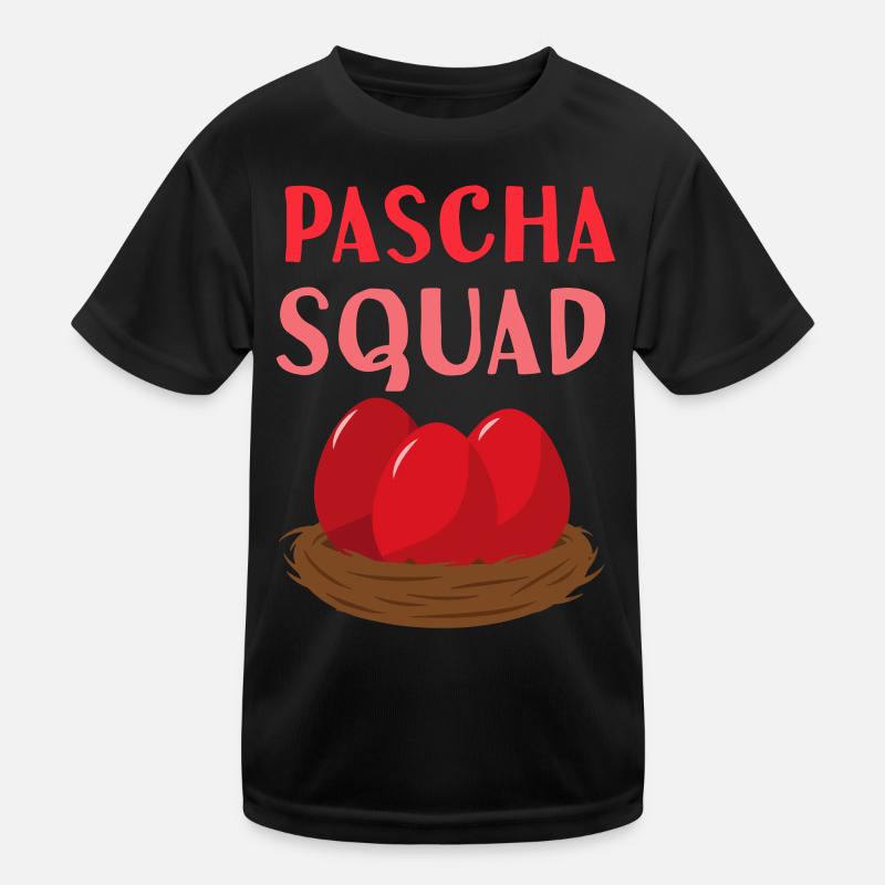 Greek Easter Pascha Squad Orthodox Easter Kids Functional T-Shirt