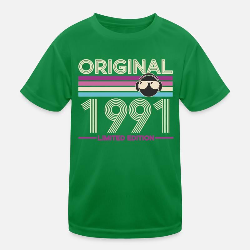 Originale limitierte Edition von 1991 Kinder Funktions-T-Shirt
