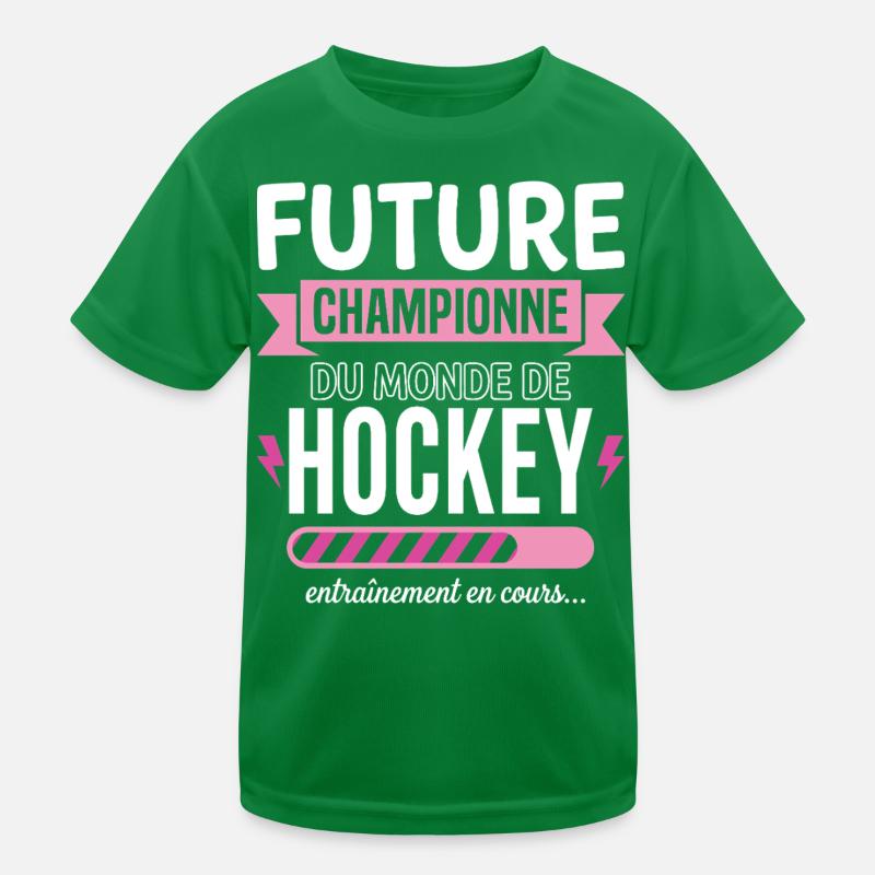 Future Championne De Hockey Hockeyeuse T-shirt sport Enfant