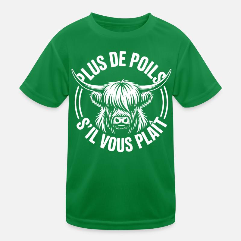 Highlands Plus de polls s'il vous plaît T-shirt sport Enfant