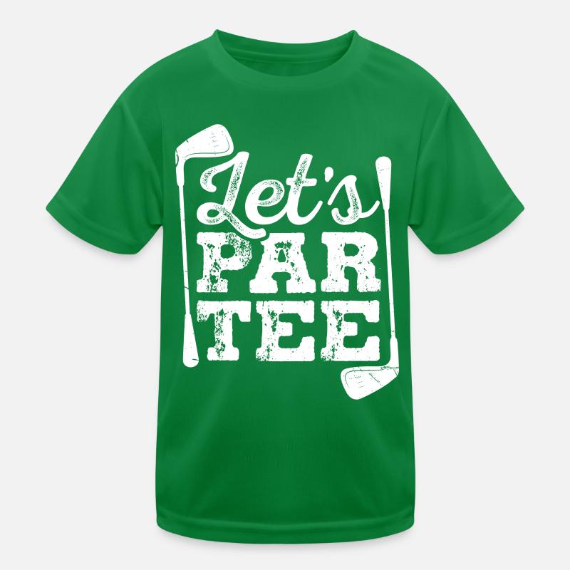 Let s Par Tee Golf Kinder Funktions-T-Shirt