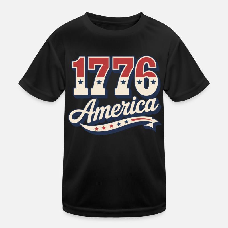 1776 America Kids Functional T-Shirt