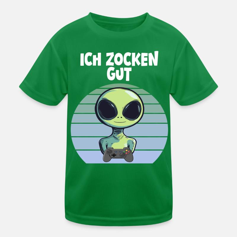 alien Kinder Funktions-T-Shirt