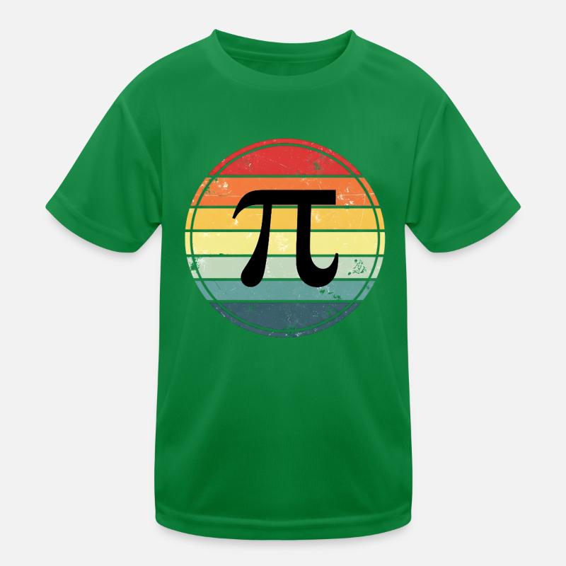 Pi Mathematics Kids Functional T-Shirt