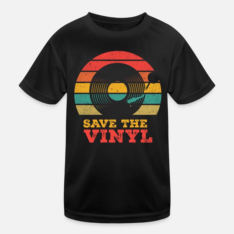 Save the Vinyl Kinder Funktions-T-Shirt