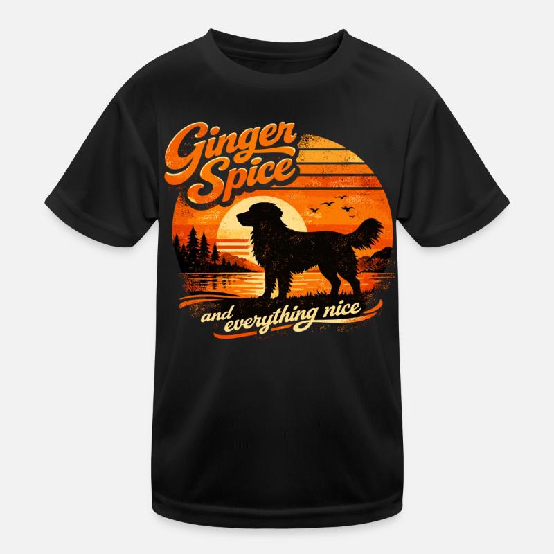 Toller Retro 70s: Ginger Spice & Everything Nice Kinder Funktions-T-Shirt