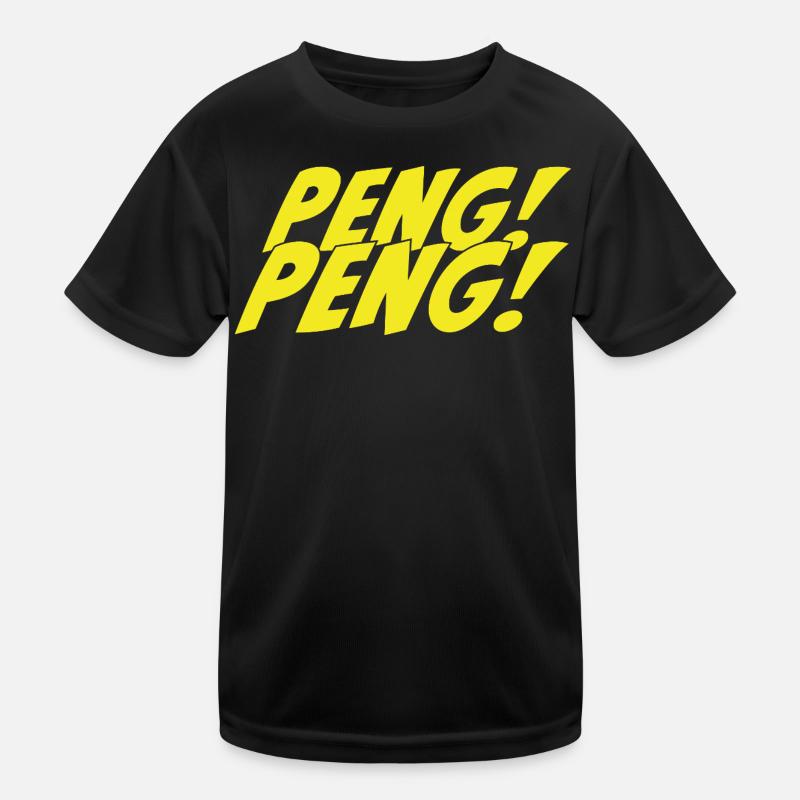 Peng Peng Vintage Comic Stil Kinder Funktions-T-Shirt
