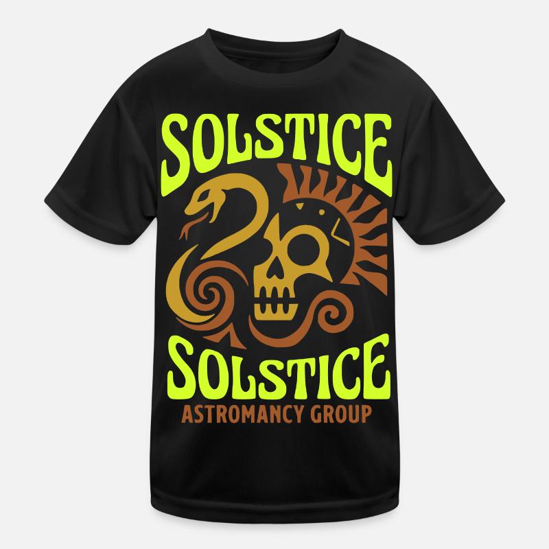 Crâne d’astromancie du solstice T-shirt sport Enfant