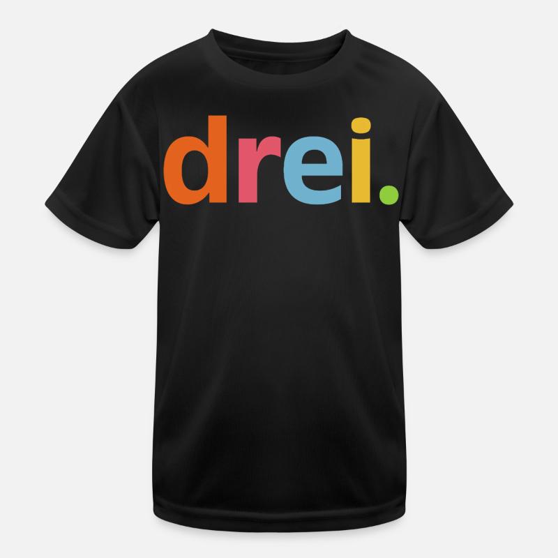 3e anniversaire – 3e année de trois ans T-shirt sport Enfant