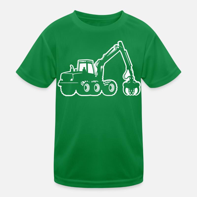 Harvester Silhouette Kids Functional T-Shirt