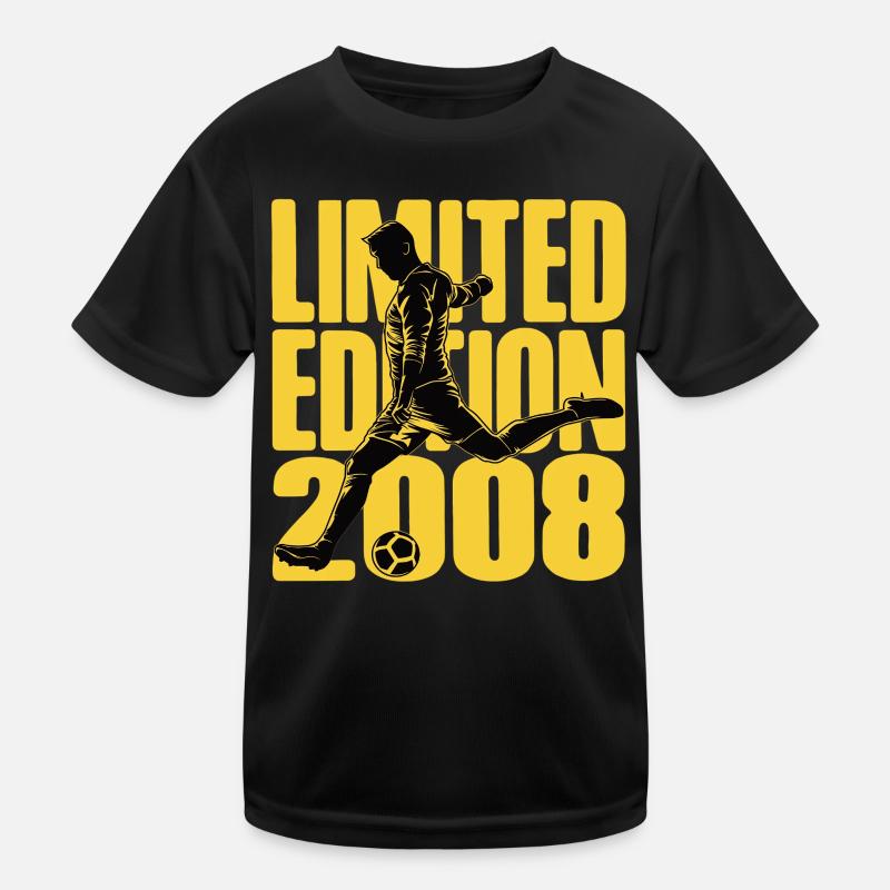 Fußball 2008 Geburtstag Kicker Edition Kinder Funktions-T-Shirt