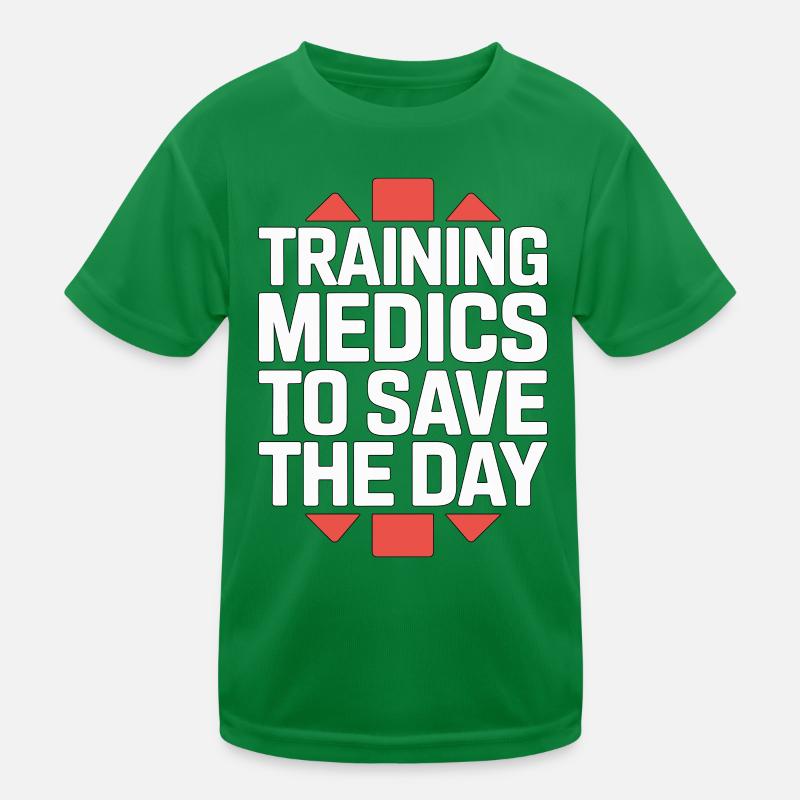 Paramedic Training Medics To Save EMS Educator Kids Functional T-Shirt