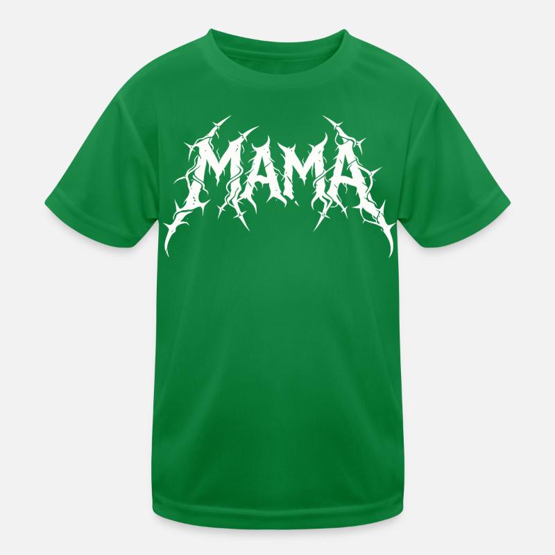 Mama Metal Rock Musik Hardcore Mutter Design Kinder Funktions-T-Shirt