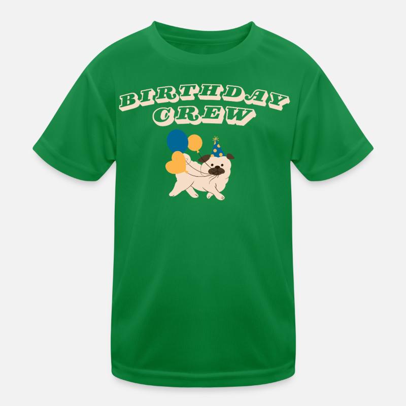 Birthday Crew Kinder Funktions-T-Shirt