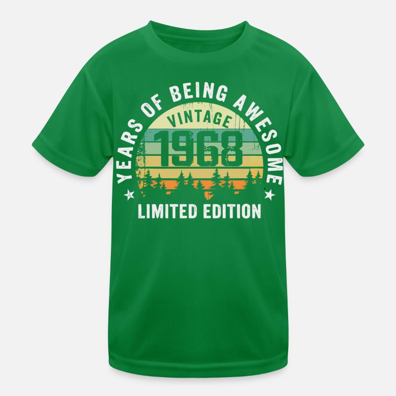 Legendary since 1968, Vintage Edition 1968 Retro Kids Functional T-Shirt