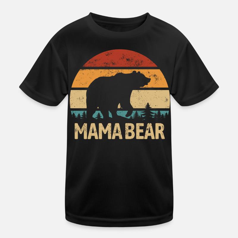 Mama Bear - Muttertag - Vintage Geschenk Kinder Funktions-T-Shirt