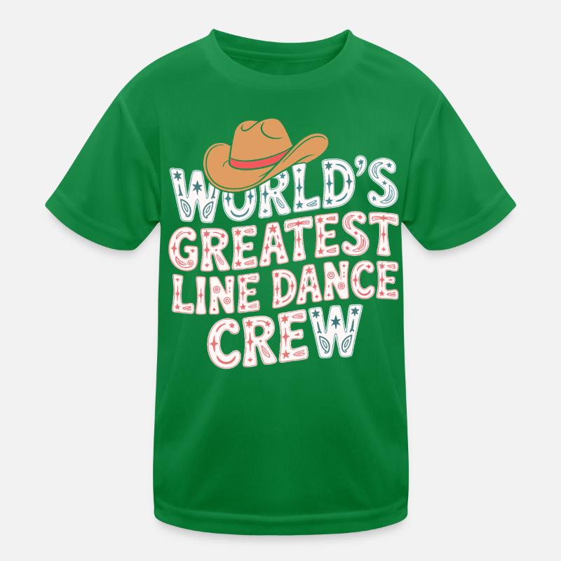 Weltweit Beste Line Dance Crew Kinder Funktions-T-Shirt