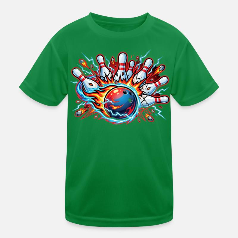 Bowling T-shirt sport Enfant