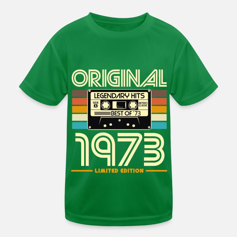 Original 1973 – Begrenzte Retro-Hits Kinder Funktions-T-Shirt