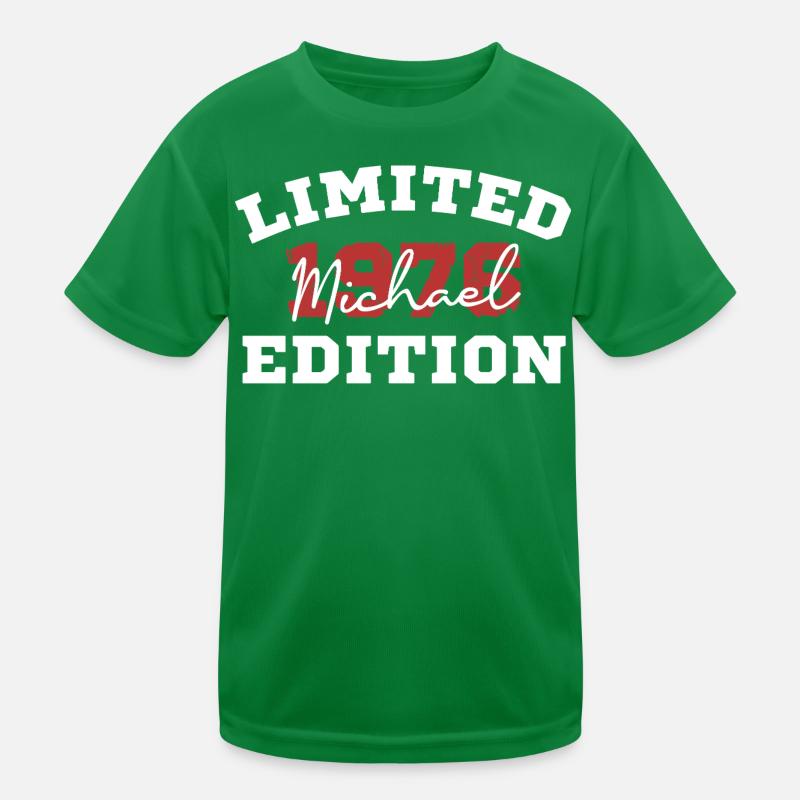 Limited Michael Edition 1976 Kids Functional T-Shirt