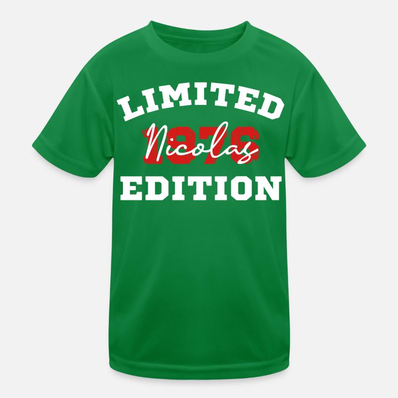 Edition Nicolas Limitée T-shirt sport Enfant