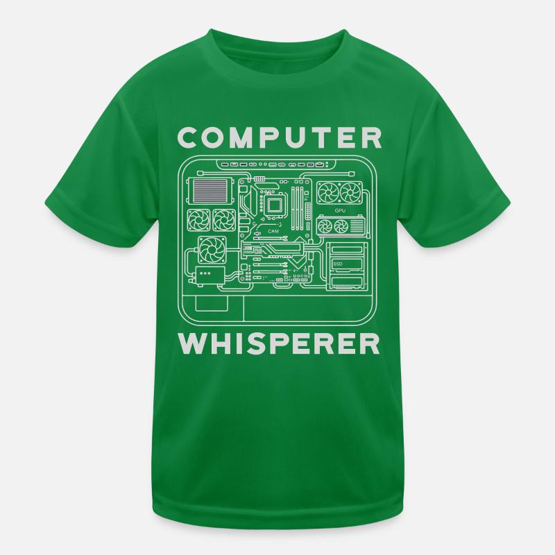 Ordinateur Whisperer Matériel de carte mère PC T-shirt sport Enfant