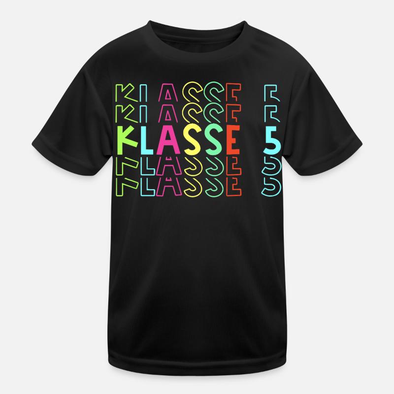 Grade 5 neon Kids Functional T-Shirt