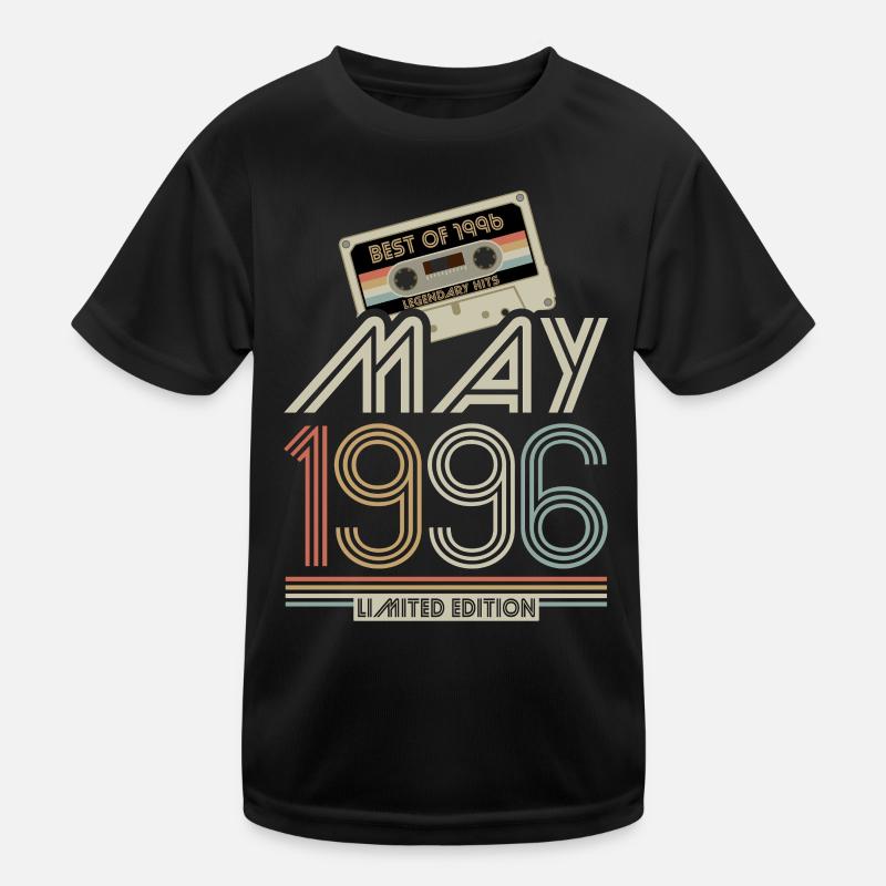 Meilleur de mai 1996 Cassette | Édition limitée T-shirt sport Enfant