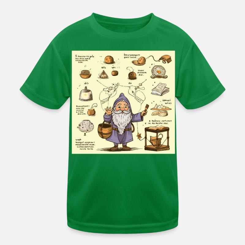 Alchemie Küchenzauberer Kinder Funktions-T-Shirt