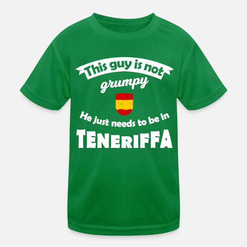 Pas grognon à Tenerife T-shirt sport Enfant