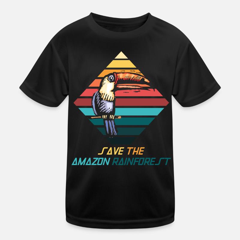 Save  – Regenwald retten Kinder Funktions-T-Shirt