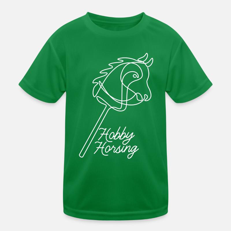 Hobby Horsing | Reiten | Sport | Geschenk Kinder Funktions-T-Shirt