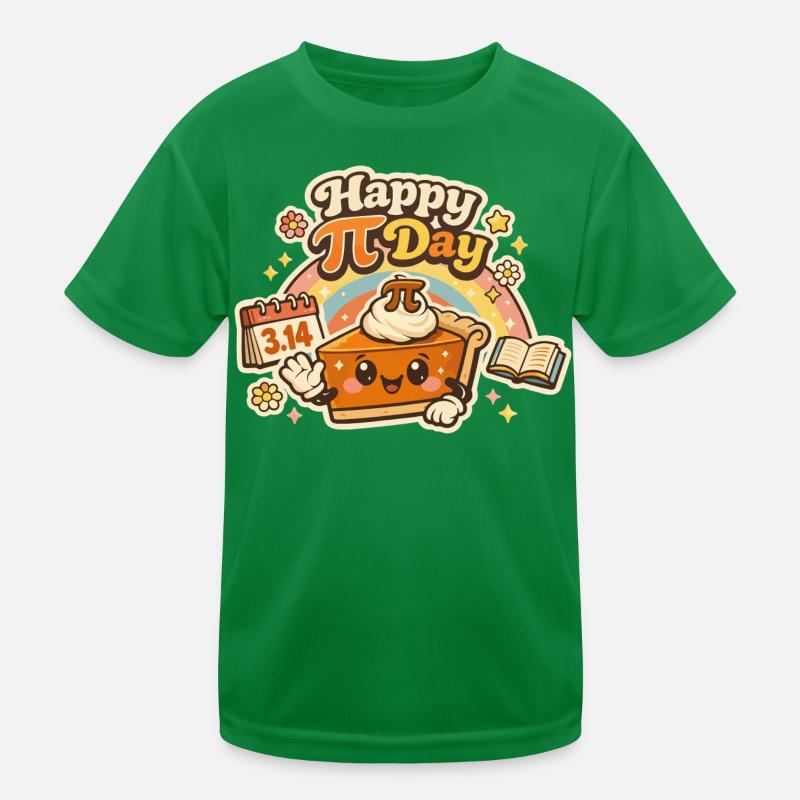 Bonne Journée Pi, Sweet Cake Math Rétro Design T-shirt sport Enfant