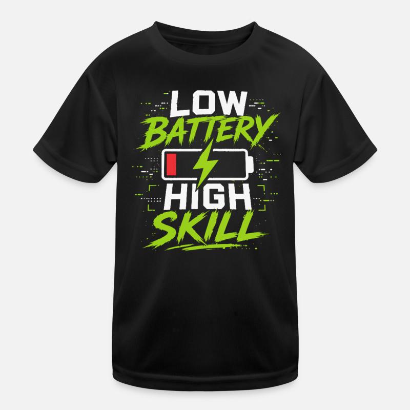 Niedrige Batterie Hohe Skill Kinder Funktions-T-Shirt