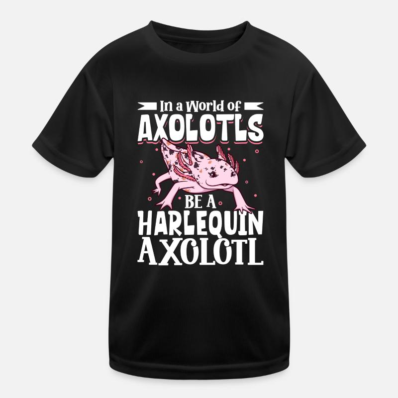 Soyez un Axolotl Arlequin T-shirt sport Enfant