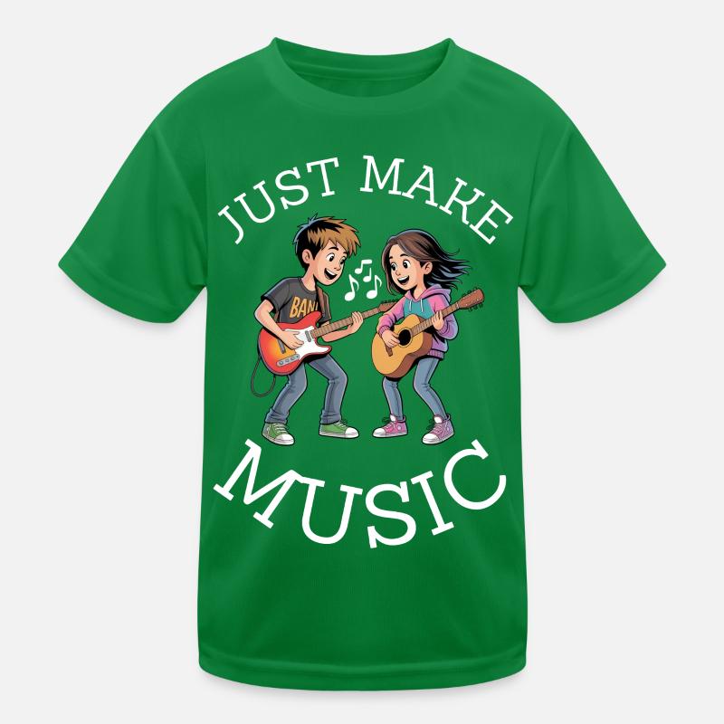 Just Make Music – Kinder Band Kinder Funktions-T-Shirt