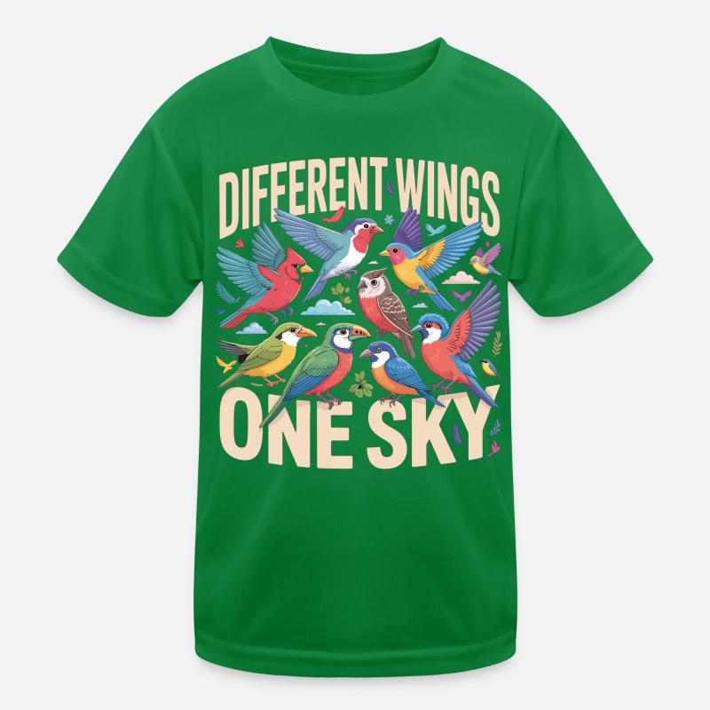 Ailes différentes, un oiseau du ciel T-shirt sport Enfant