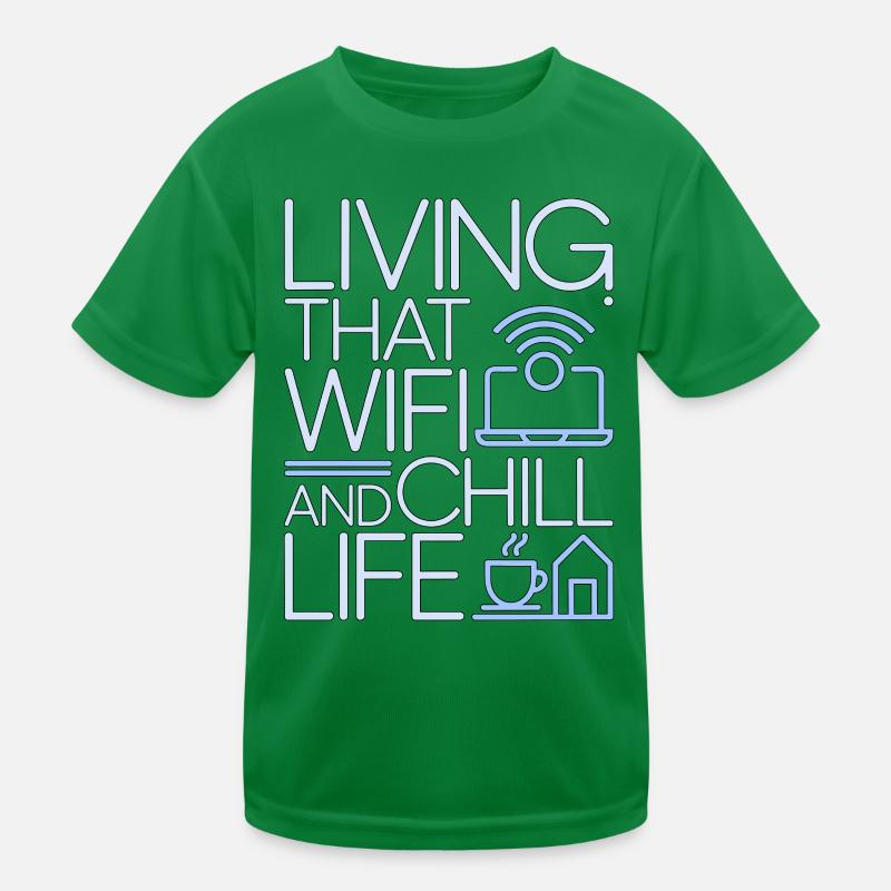 Remote Developer Living That WiFi Web Developer Kids Functional T-Shirt