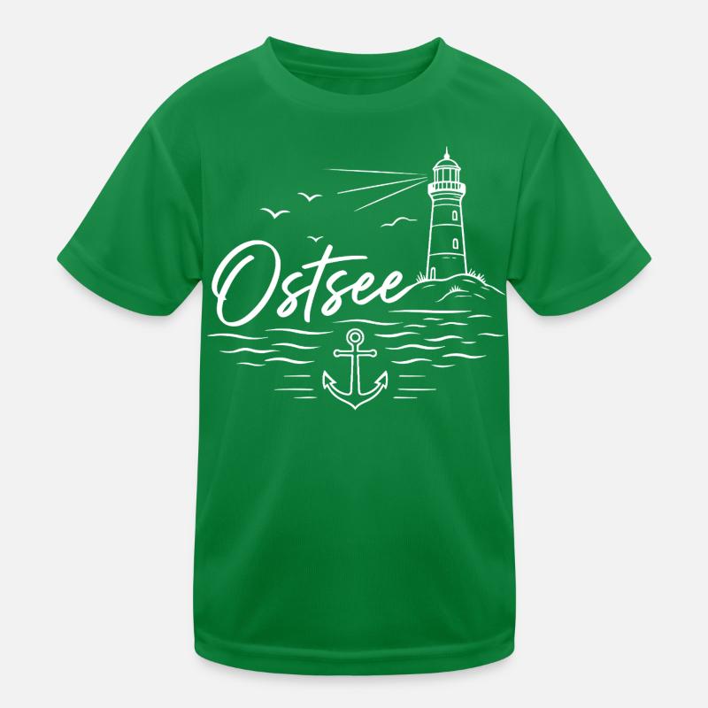 Ostsee Kinder Funktions-T-Shirt