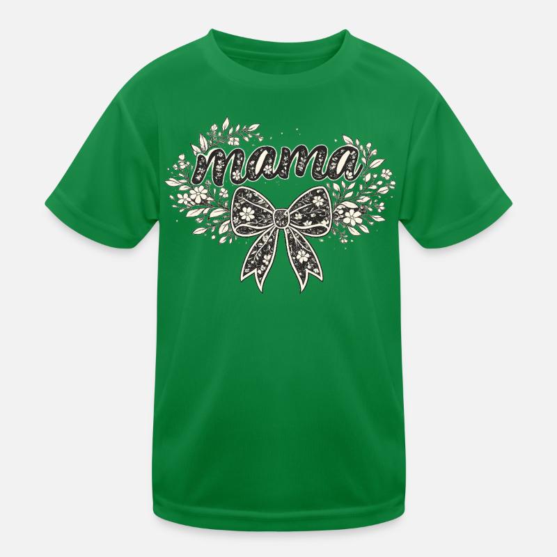 Mama-Geschenk: Retro-Mama-Visualisierung Kinder Funktions-T-Shirt
